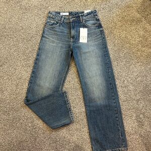 Zara Classic Blue Straight Leg Jeans